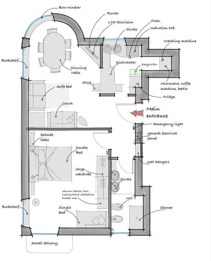 Mrdoyle Apartment Catalani Milano Ngoại thất bức ảnh